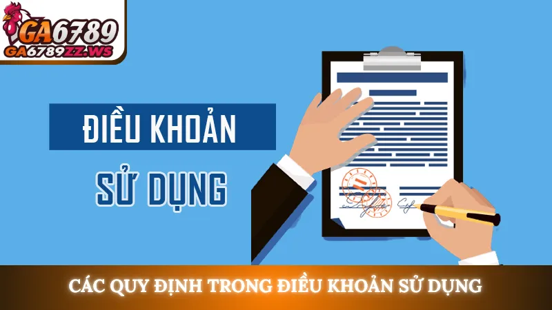 Các quy định trong điều khoản sử dụng